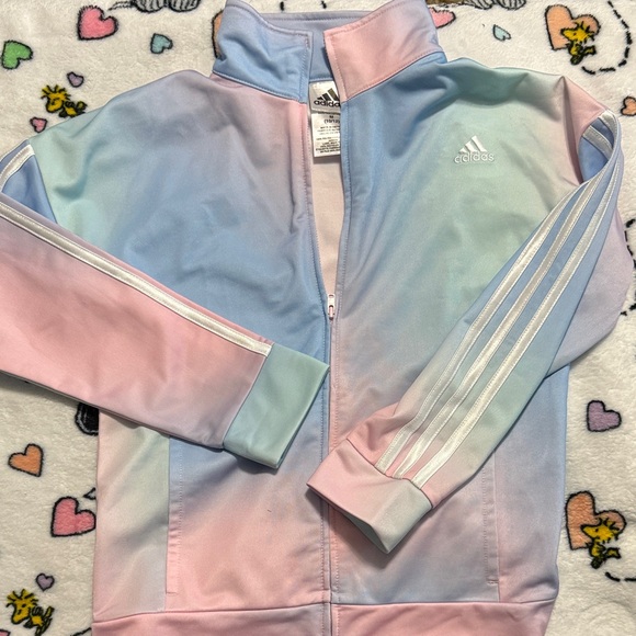 Adidas Multicolor Pastel Track Jacket - Picture 1 of 8